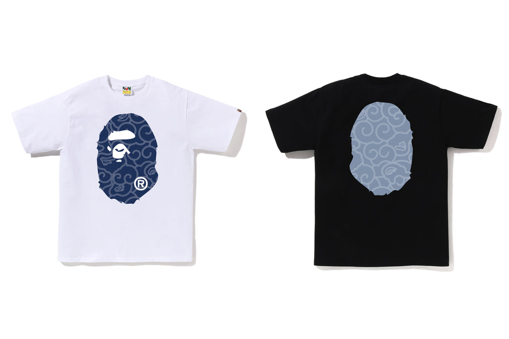 A BATHING APE スカジャン　 ネイビー/ホワイト A BATHING APE スカジャン ネイビー/ホワイト A BATHING APE