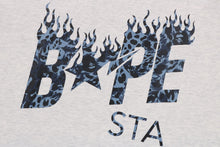 WILD LEOPARD PATTERN BAPE STA LOGO RELAXED FIT TEE