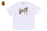 WILD LEOPARD PATTERN BAPE STA LOGO RELAXED FIT TEE