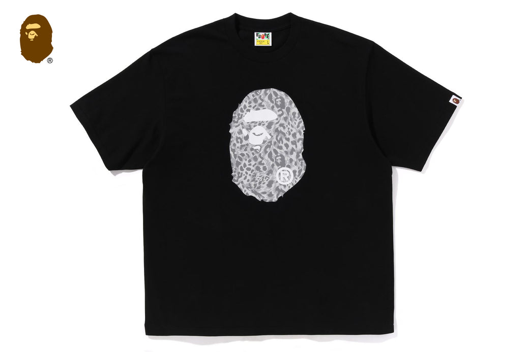 WILD LEOPARD PATTERN APE HEAD RELAXED FIT TEE | bape.com