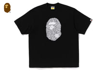 WILD LEOPARD PATTERN APE HEAD RELAXED FIT TEE