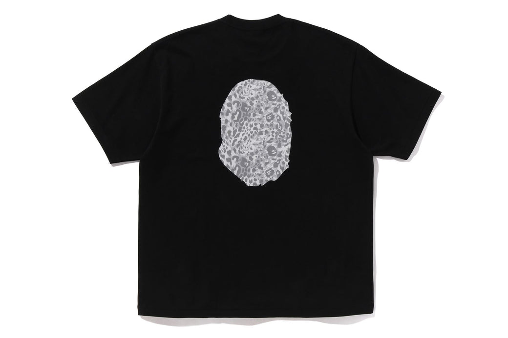 WILD LEOPARD PATTERN APE HEAD RELAXED FIT TEE | bape.com