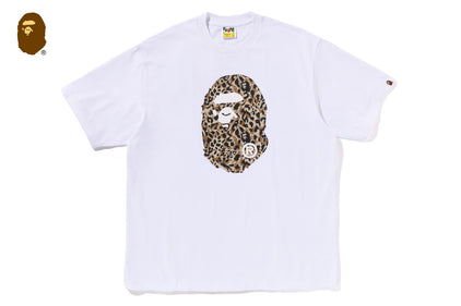 WILD LEOPARD PATTERN APE HEAD RELAXED FIT TEE