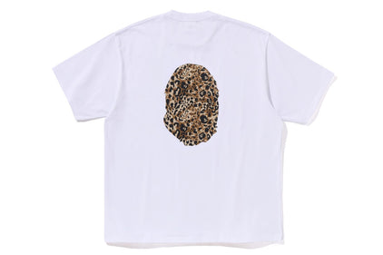WILD LEOPARD PATTERN APE HEAD RELAXED FIT TEE