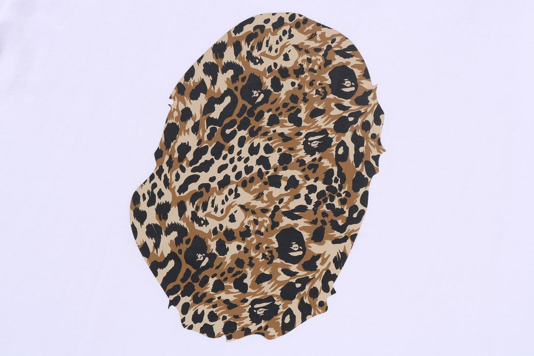WILD LEOPARD PATTERN APE HEAD RELAXED FIT TEE | bape.com