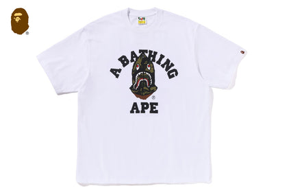 1ST CAMO SHARK SEIJIN COLLEGE RELAXED FIT TEE
