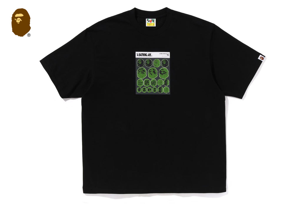 BAPE STICKER GRAPHIC RELAXED FIT TEE | bape.com