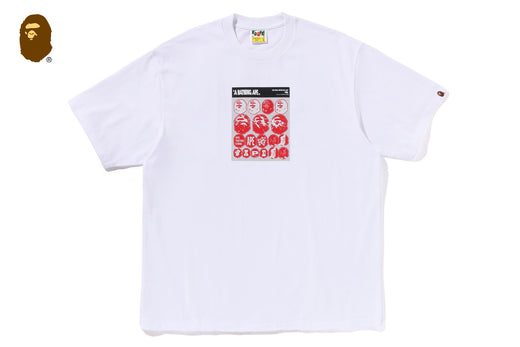BAPE STICKER GRAPHIC RELAXED FIT TEE