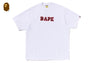 HAND DRAW BAPE LOGO RELAXED FIT TEE