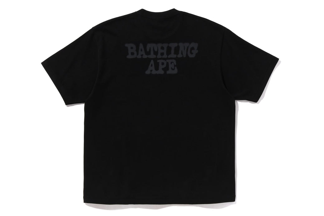 SPRAY PRINT APE HEAD RELAXED FIT TEE #1 | bape.com