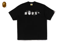 WRINKLE BAPE LOGO RELAXED FIT TEE