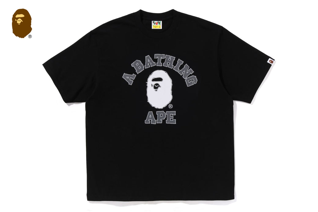 HAND DRAWN COLLEGE RELAXED FIT TEE | bape.com