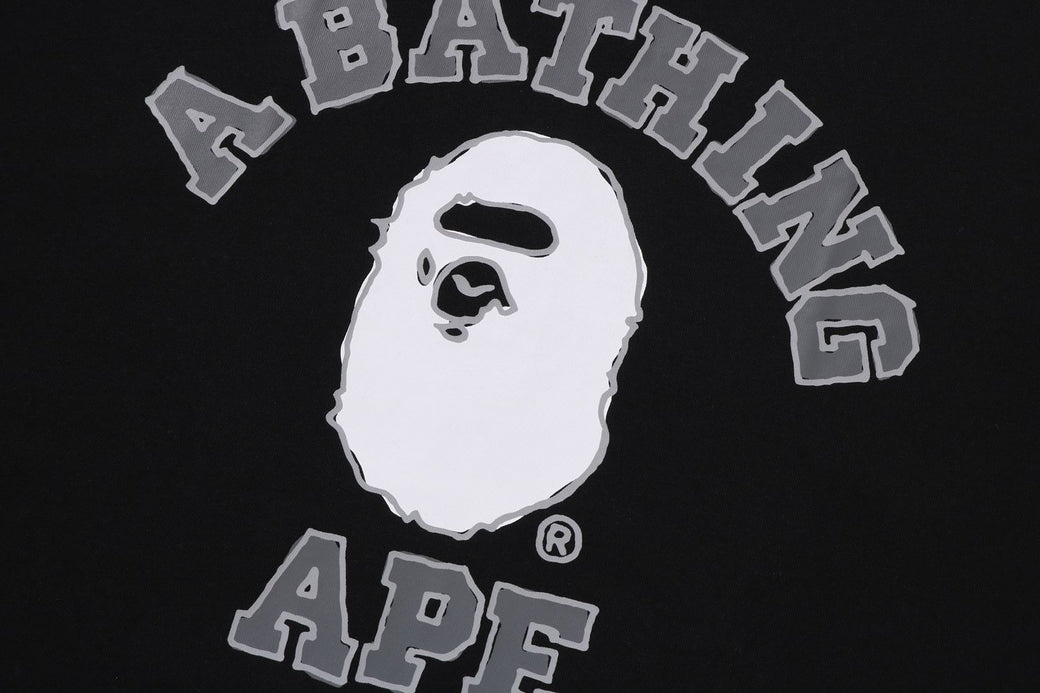 HAND DRAWN COLLEGE RELAXED FIT TEE | bape.com