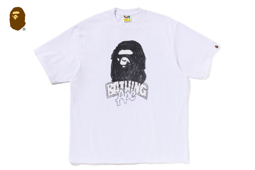 HAND DRAWN APE HEAD RELAXED FIT TEE