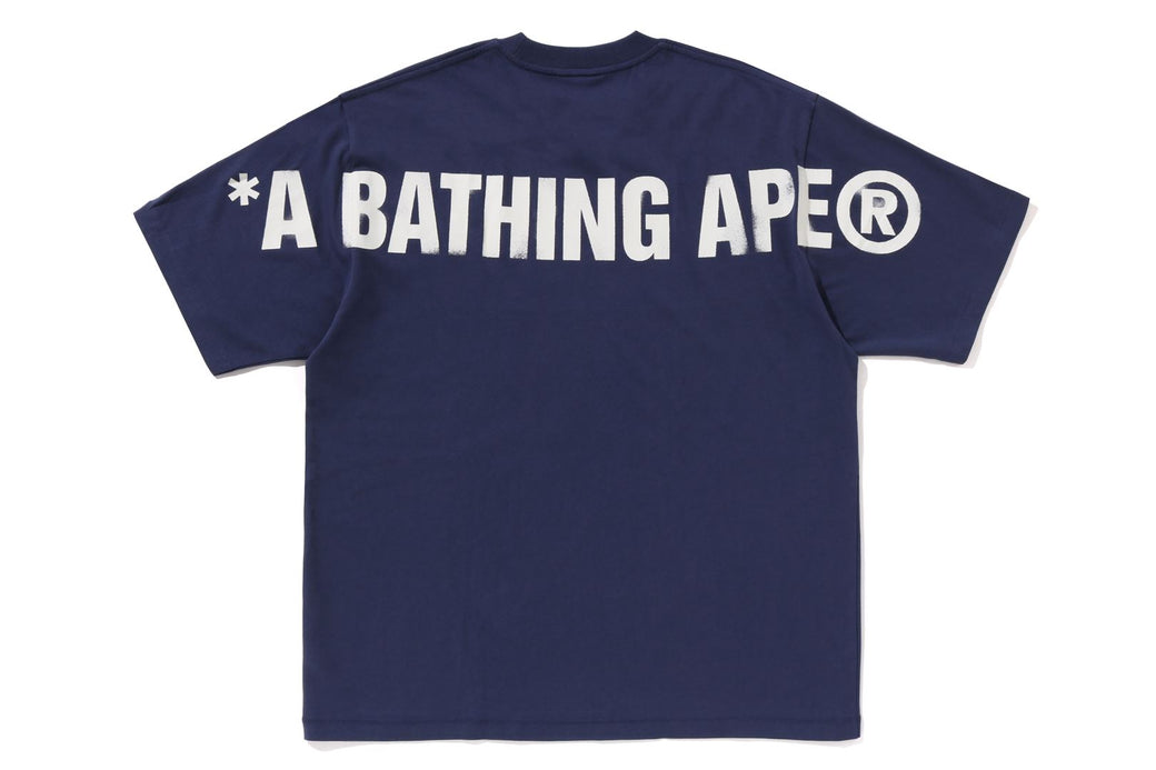 SPRAY PRINT APE HEAD RELAXED FIT TEE #2 | bape.com