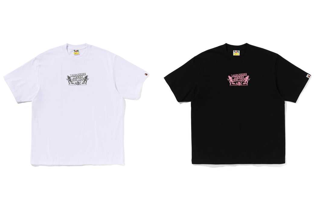 国内配送★A BATHING APE★SLOGAN RELAXED FIT TEE 3色 BAPE SLOGAN RELAXED FIT TEE | bape.com