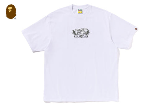 BAPE SLOGAN RELAXED FIT TEE