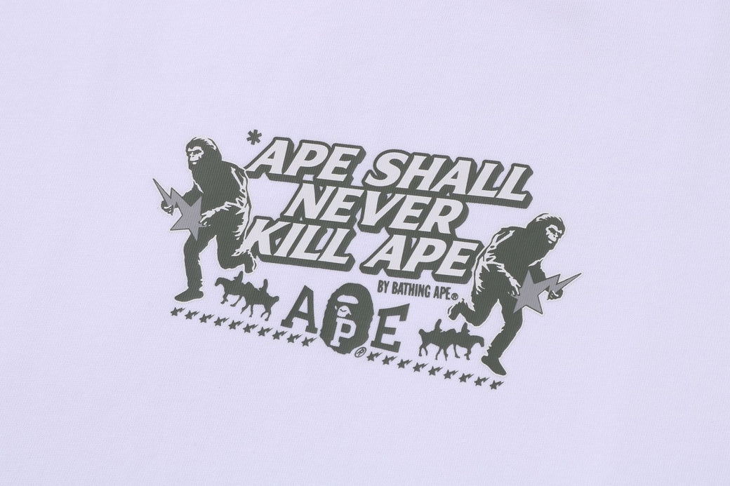 BAPE SLOGAN RELAXED FIT TEE | bape.com