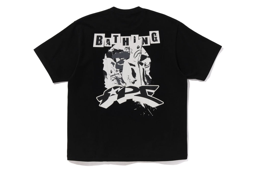 GRAFFITI BAPE LOGO RELAXED FIT TEE #1 | bape.com