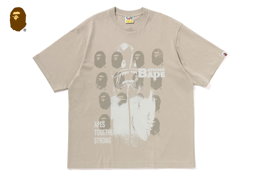 SPRAY PRINT MULTI LOGO RELAXED FIT TEE | bape.com