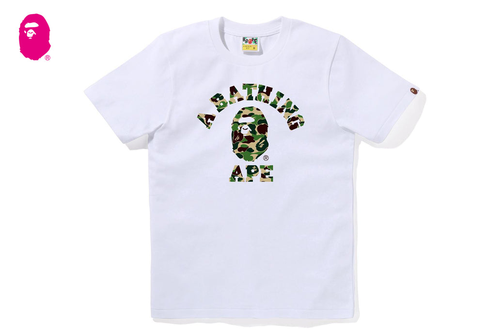 ABC CAMO COLLEGE TEE | bape.com ABC CAMO COLLEGE TEE | bape.com