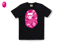 COLOR CAMO BIG APE HEAD TEE