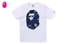 COLOR CAMO BIG APE HEAD TEE