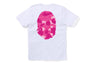 COLOR CAMO BIG APE HEAD TEE