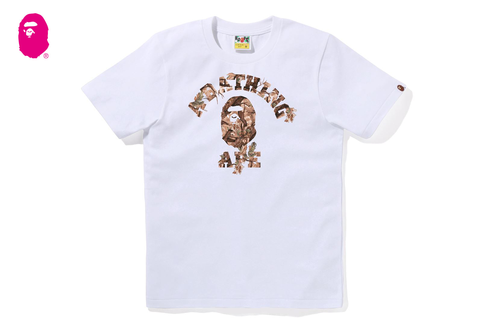 NEW【A BATHING APE】TREE EDGE CAMO COLLEGE TEE tシャツ TREE EDGE CAMO COLLEGE TEE | bape.com