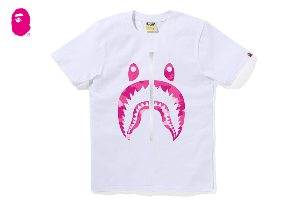 COLOR CAMO SHARK TEE | bape.com