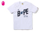 DENIM BAPE STA LOGO TEE