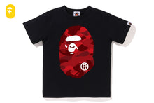 COLOR CAMO BIG APE HEAD TEE