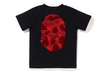 COLOR CAMO BIG APE HEAD TEE