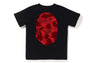 COLOR CAMO BIG APE HEAD TEE