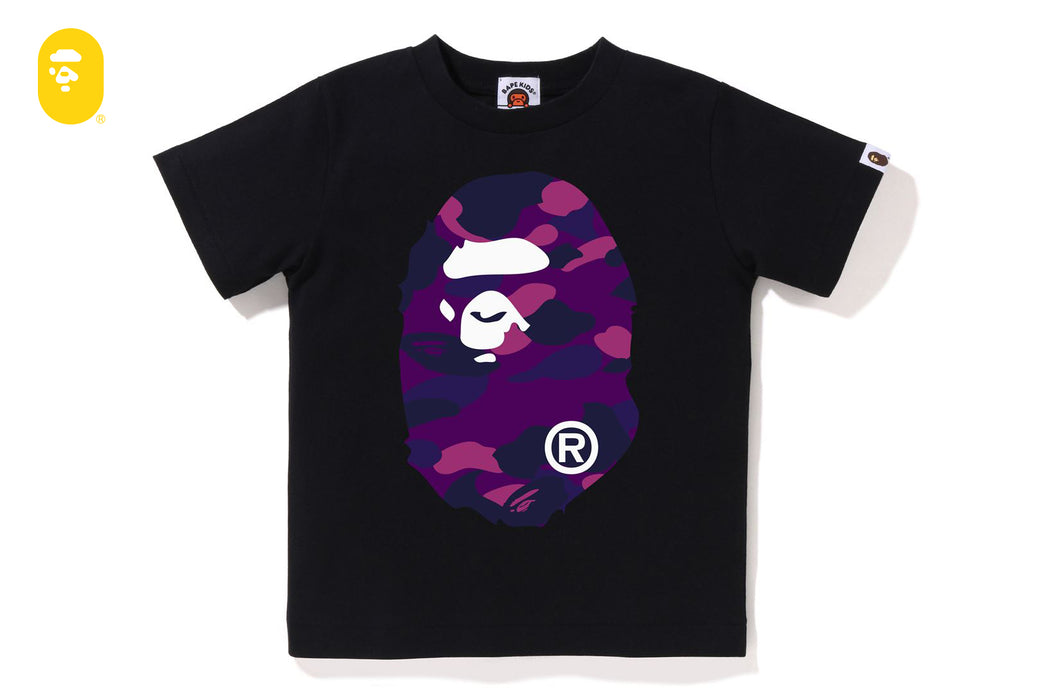 COLOR CAMO BIG APE HEAD TEE K | bape.com