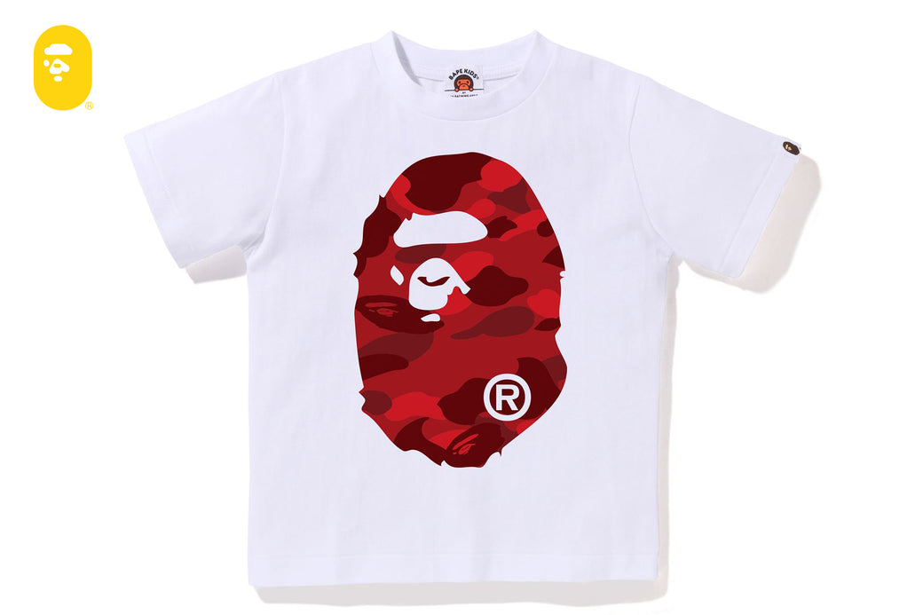 COLOR CAMO BIG APE HEAD TEE K | bape.com