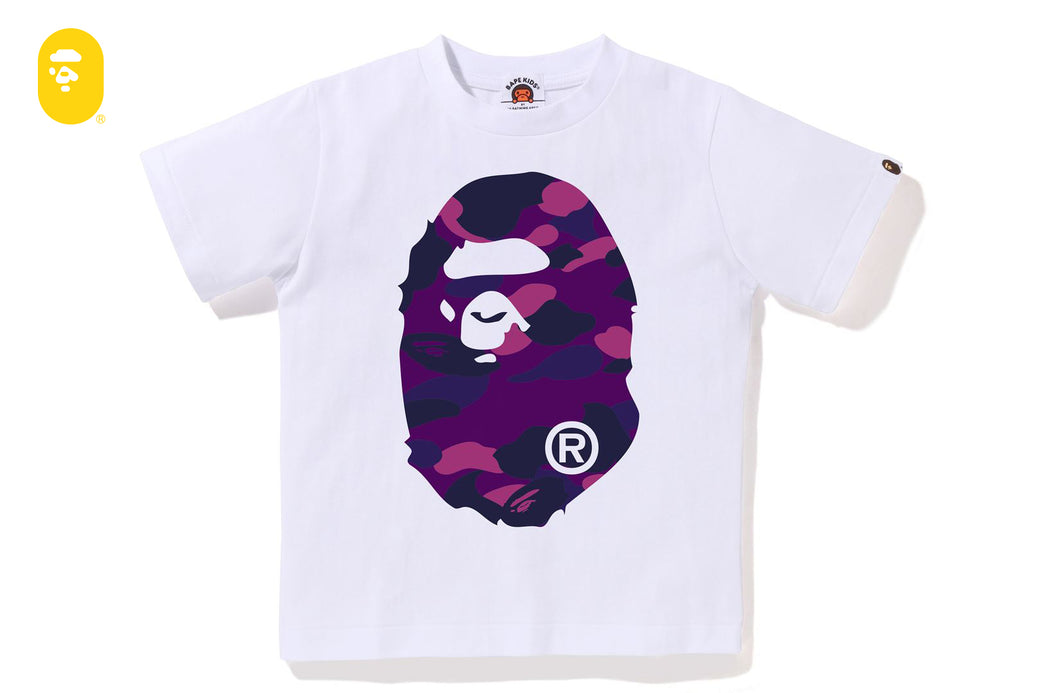 COLOR CAMO BIG APE HEAD TEE K | bape.com