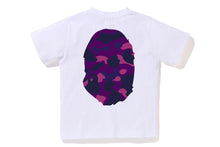 COLOR CAMO BIG APE HEAD TEE