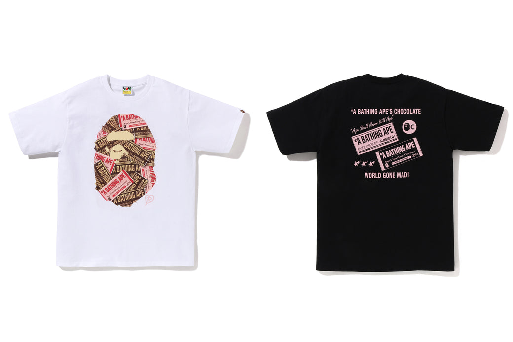 CHOCOLATE APE HEAD TEE | bape.com