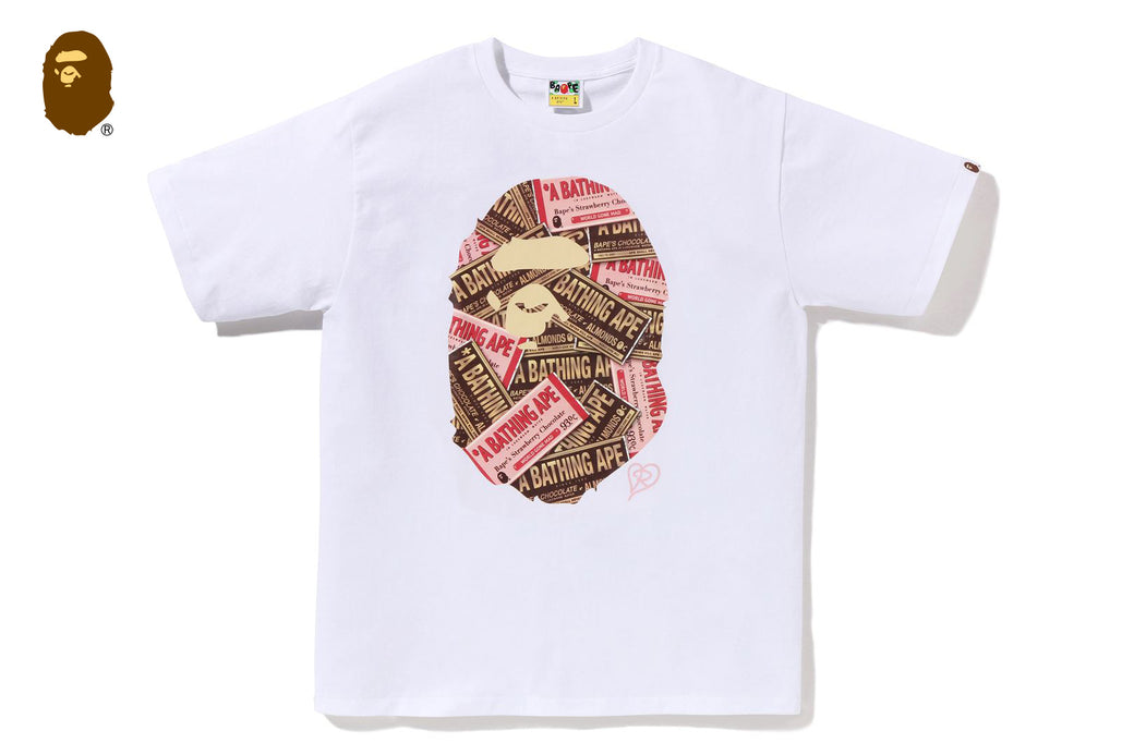 CHOCOLATE APE HEAD TEE | bape.com