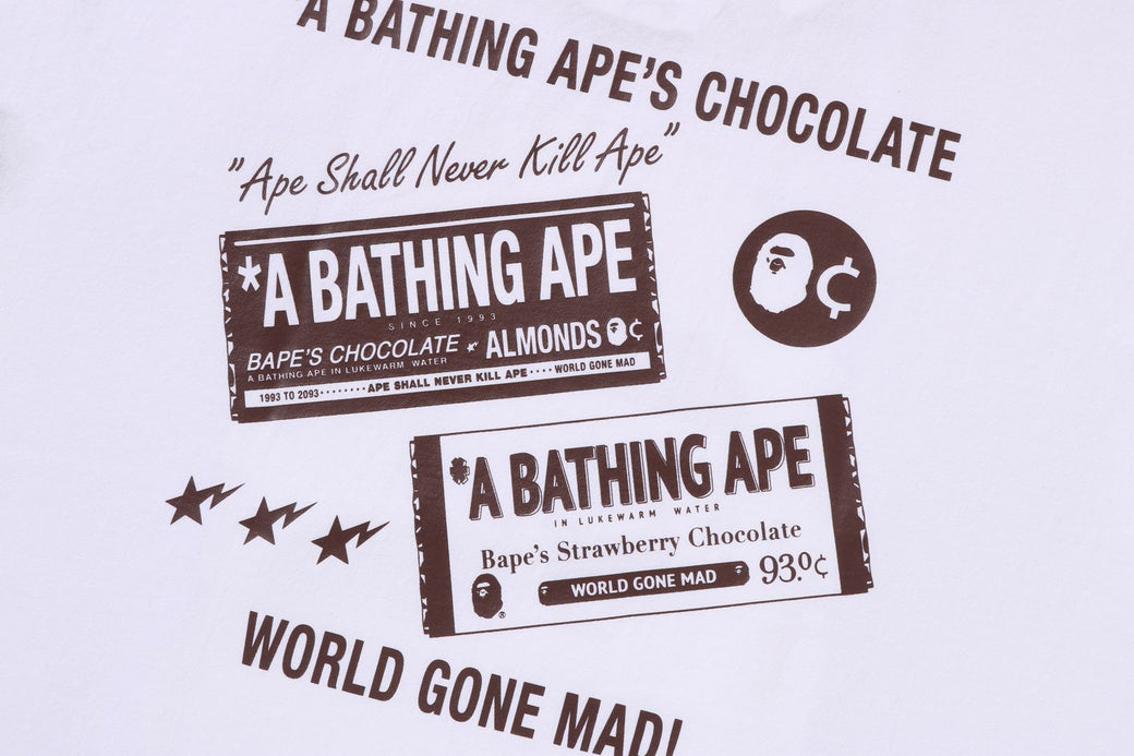 CHOCOLATE APE HEAD TEE | bape.com