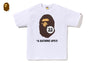 A BATHING APE 33RD ANNIV. APE HEAD TEE
