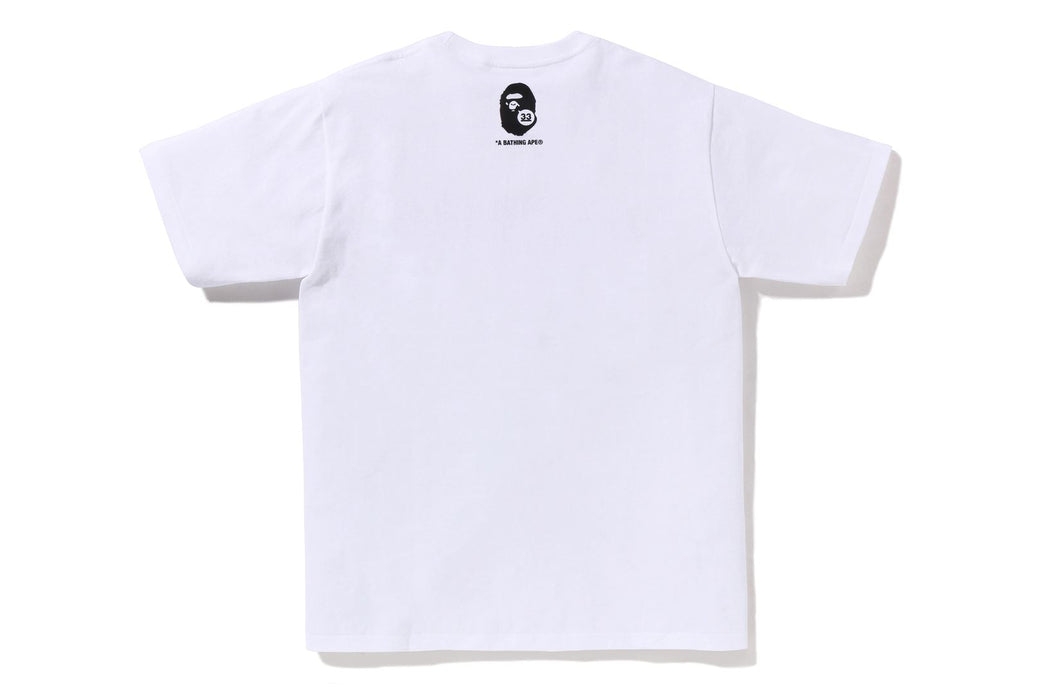 A BATHING APE 33RD ANNIV. APE HEAD TEE | bape.com