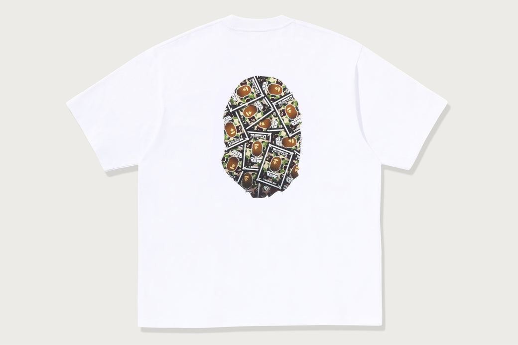 BAPE® COLLECTIBLE CARD APE HEAD TEE | bape.com