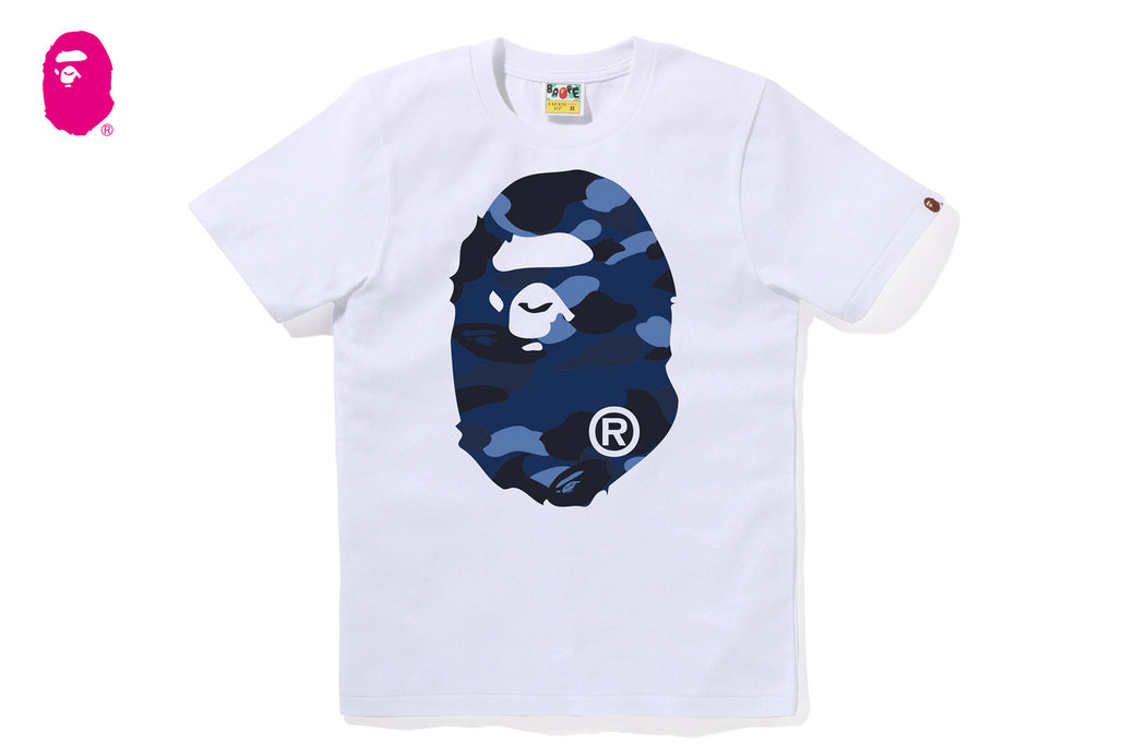 COLOR CAMO BIG APE HEAD TEE | bape.com