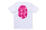 COLOR CAMO BIG APE HEAD TEE
