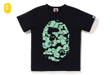 GLOW IN THE DARK CAMO BIG APE HEAD TEE