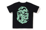 GLOW IN THE DARK CAMO BIG APE HEAD TEE