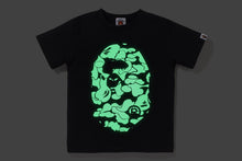 GLOW IN THE DARK CAMO BIG APE HEAD TEE
