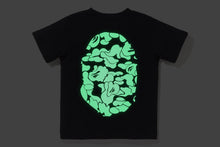 GLOW IN THE DARK CAMO BIG APE HEAD TEE